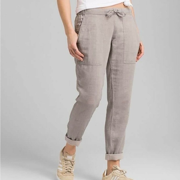 Prana Pants - PrAna Soledad lightweight pull-on striped pants